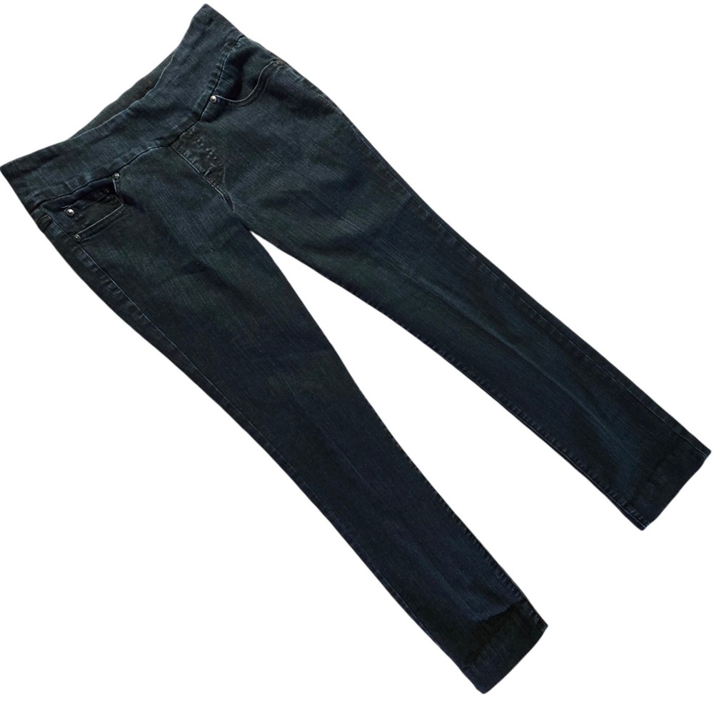 JAGJEANS Dark Wash Bootcut Jeans Stretch Denim Everyday Comfort Pants pull on 8